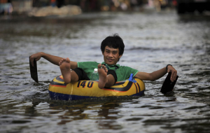 Las inundaciones en Tailandia