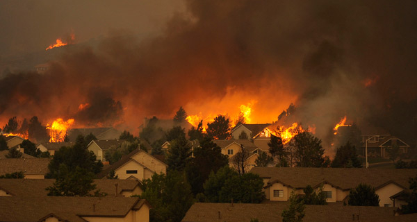 Devastador incendio en Colorado Springs