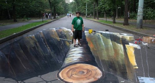 Dibujos Tridimensionales En Las Calles De Moscú